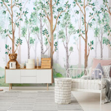 Βρεφική φωτοταπετσαρία με γλυκά αρκουδάκια