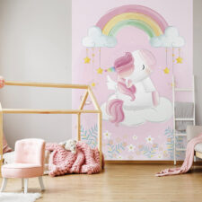 Ρομαντική βρεφική φωτοταπετσαρία με ουρανό