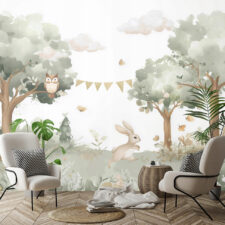 Απαλή βρεφική φωτοταπετσαρία