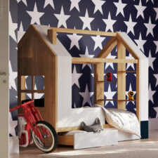 Εφηβική ταπετσαρία τοίχου με μοντέρνο design και νεανικό στυλ