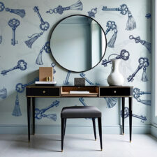 ακουα χρώμα ταπετσαρίας